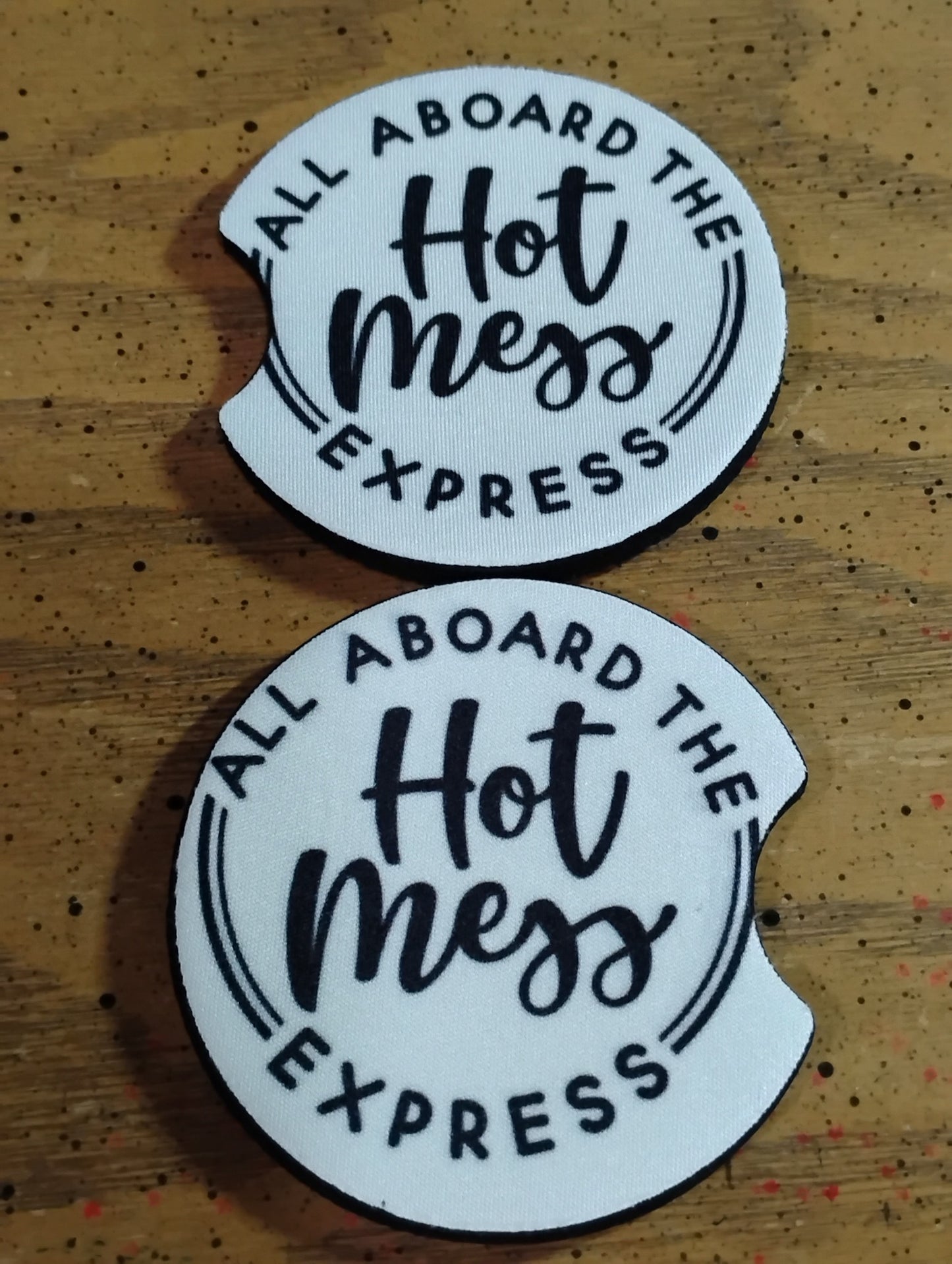 Car Coaster All Aboard The Hot Mess Express